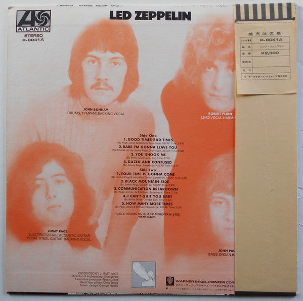 Led Zeppelin - Led Zeppelin (LP, Album, RE, RP)