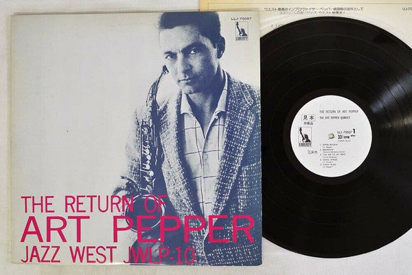 Art Pepper - The Return Of Art Pepper (LP, Album, Mono, Promo, RE)