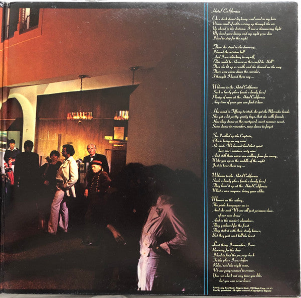 Eagles - Hotel California (LP, Album, Club, RE, RCA)