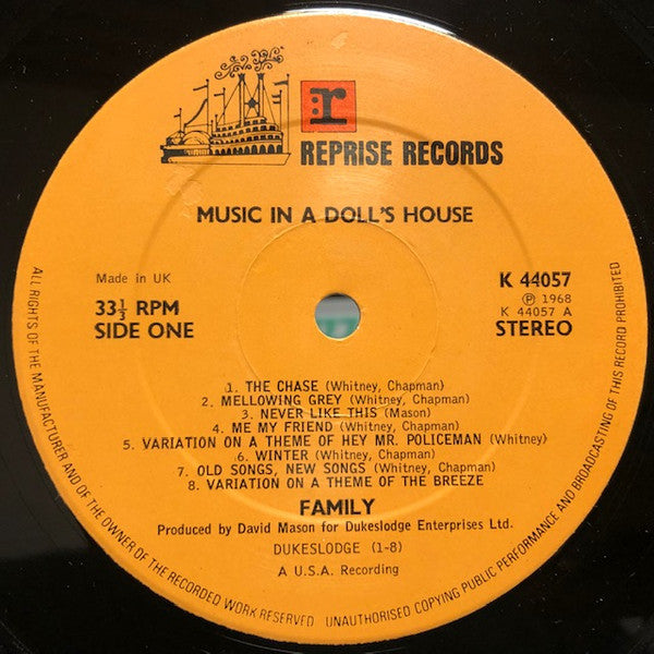 Family (6) - Music In A Doll's House (LP, Album, RE)