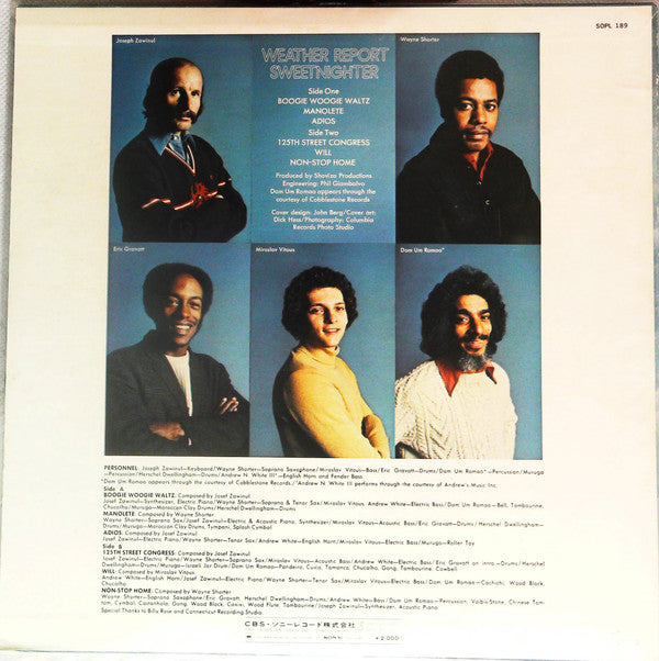 Weather Report - Sweetnighter (LP, Album)