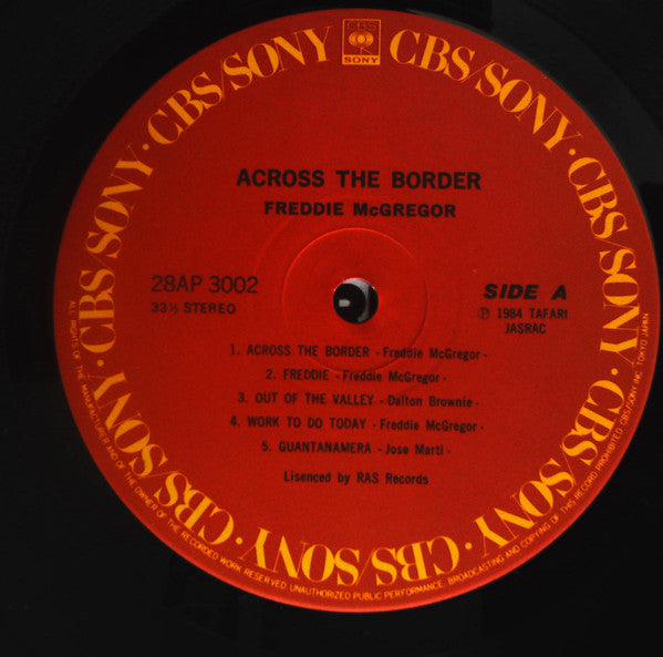 Freddie McGregor - Across The Border (LP, Album)