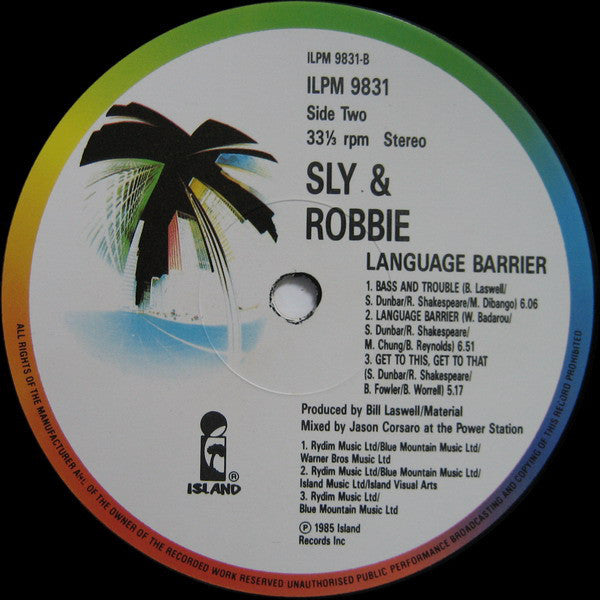 Sly & Robbie - Language Barrier (LP, Album)