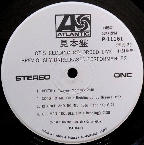 Otis Redding - Recorded Live (Previously Unreleased Performances)(L...
