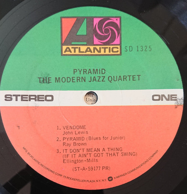 The Modern Jazz Quartet - Pyramid (LP, Album, RE, Pre)