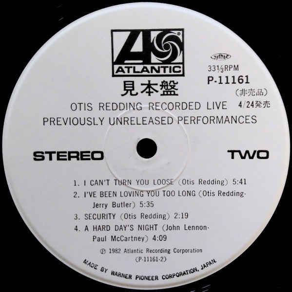 Otis Redding - Recorded Live (Previously Unreleased Performances)(L...