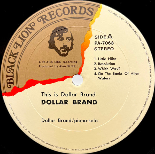 Dollar Brand - This Is Dollar Brand = ジス・イズ・ダラー・ブランド(LP, Album, ¥2,)