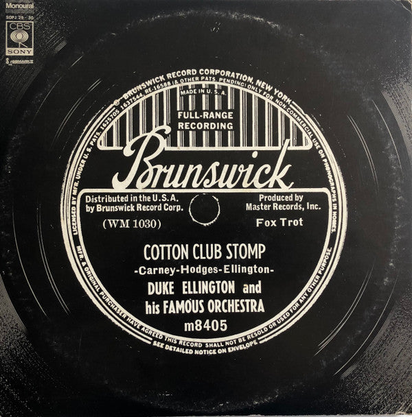 Duke Ellington And His Orchestra - Cotton Club Stomp (1935-39)(2xLP...