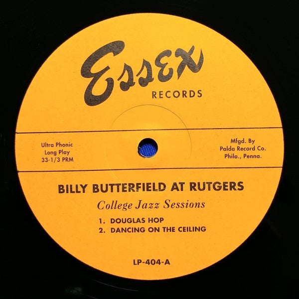 Billy Butterfield - Billy Butterfield At Rutgers (LP, Album, Mono)
