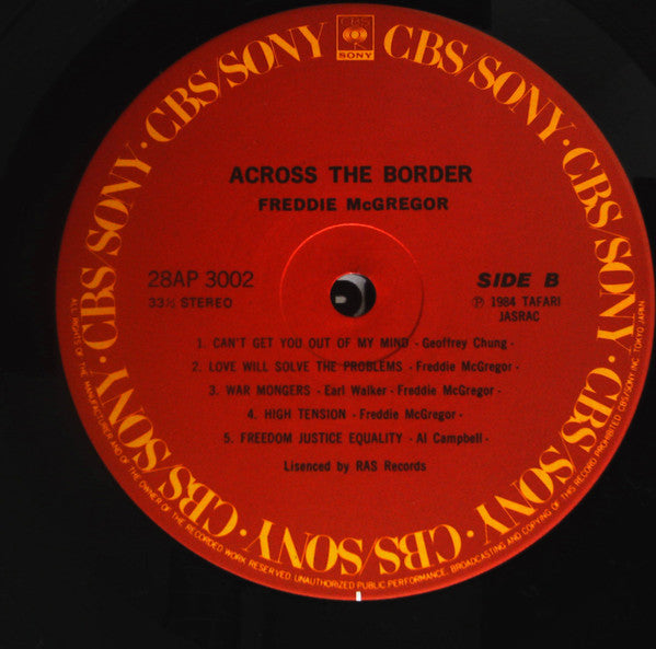 Freddie McGregor - Across The Border (LP, Album)