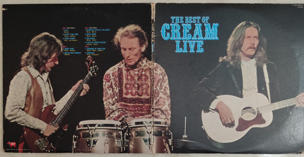 Cream (2) - The Best Of Cream Live (2xLP, Comp, RE)