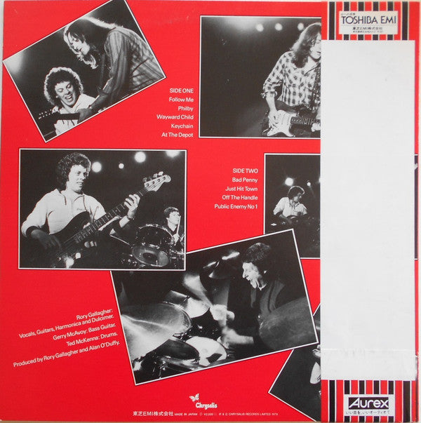 Rory Gallagher - Top Priority (LP, Album, Promo)