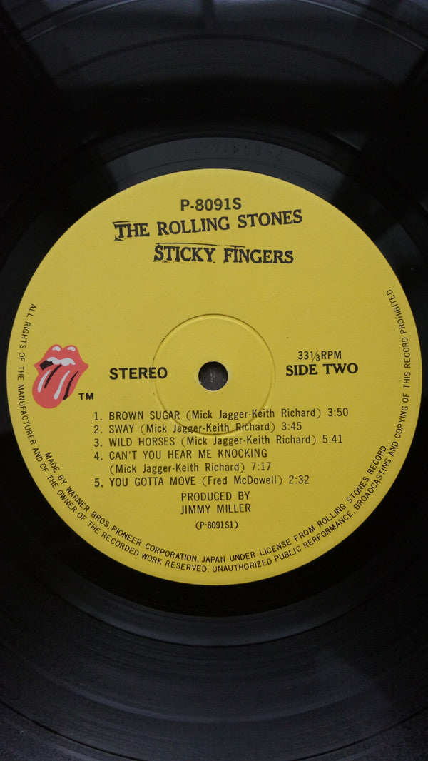 The Rolling Stones - Sticky Fingers (LP, Album, M/Print, Zip)