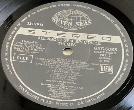 Various - All About SF * Spectacle Themes (LP, Comp)