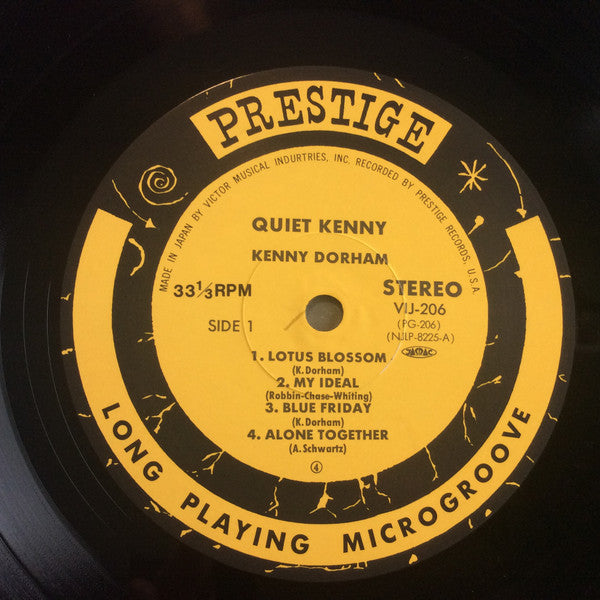 Kenny Dorham - Quiet Kenny (LP, Album, RE, Hea)