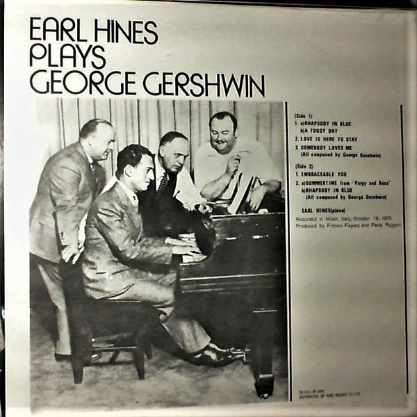 Earl Hines - Earl Hines Plays George Gershwin (2xLP, Album)