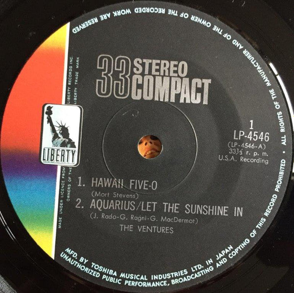 The Ventures - Hawaii Five-O  (7"", EP)