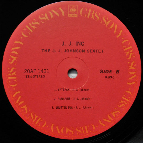 The J.J. Johnson Sextet - J.J. Inc. (LP, Album)