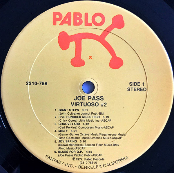 Joe Pass - Virtuoso #2 (LP, Album, RE)