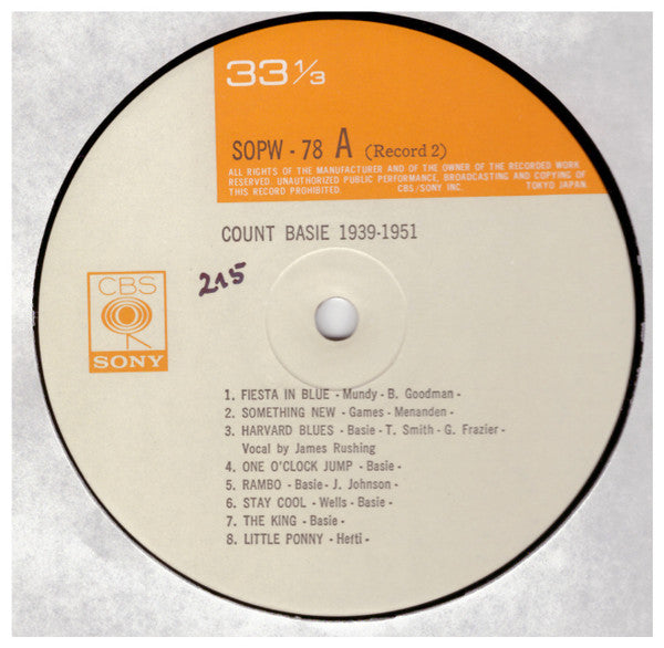 Count Basie - Count Basie 1939 ~ 1951 (2xLP)