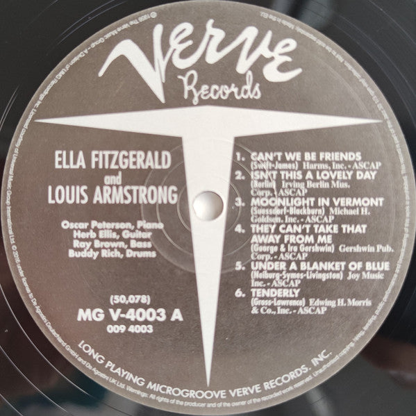 Ella Fitzgerald - Ella And Louis(LP, Album, RE, 180)