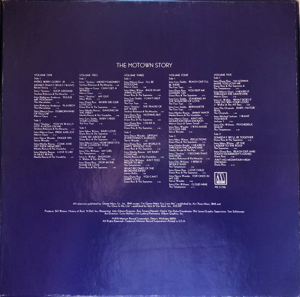 Various - The Motown Story (5xLP, Comp, Ltd + Box, RP)