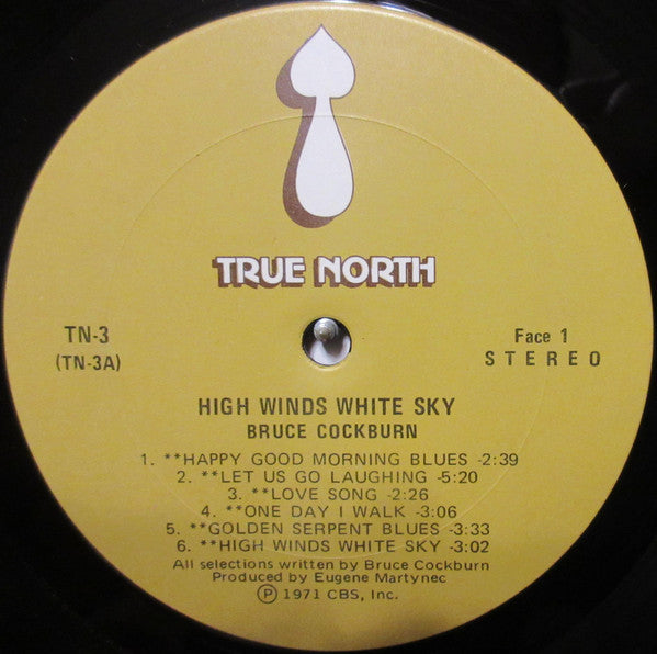 Bruce Cockburn - High Winds White Sky (LP, Album, RE)