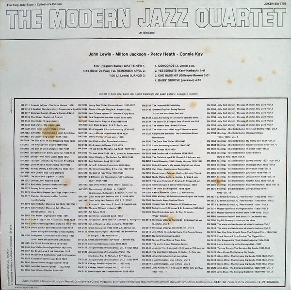The Modern Jazz Quartet - At Birdland (LP)