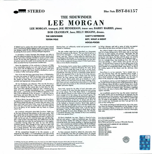 Lee Morgan - The Sidewinder (LP, Album, RE, 180)
