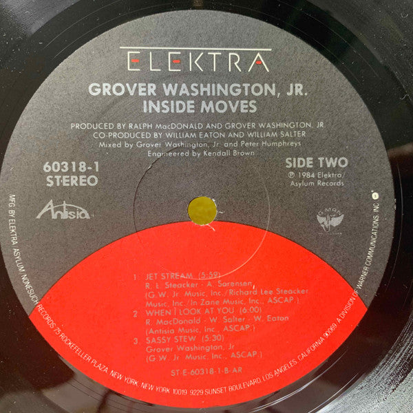 Grover Washington, Jr. - Inside Moves (LP, All)
