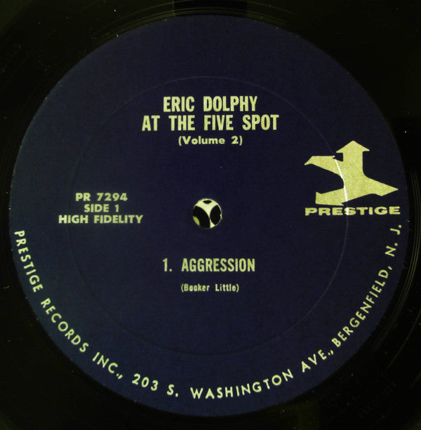 Eric Dolphy - At The Five Spot Volume 2 (LP, Album, RP)