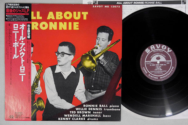 Ronnie Ball - All About Ronnie (LP, Album, Mono, RE, OBI)