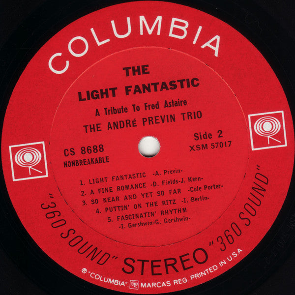 The André Previn Trio - The Light Fantastic: A Tribute To Fred Asta...