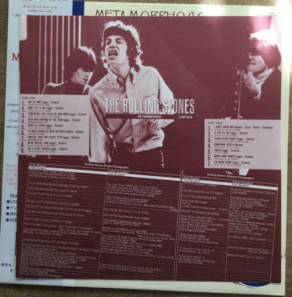 The Rolling Stones - Metamorphosis (LP, Comp, Promo, Red)