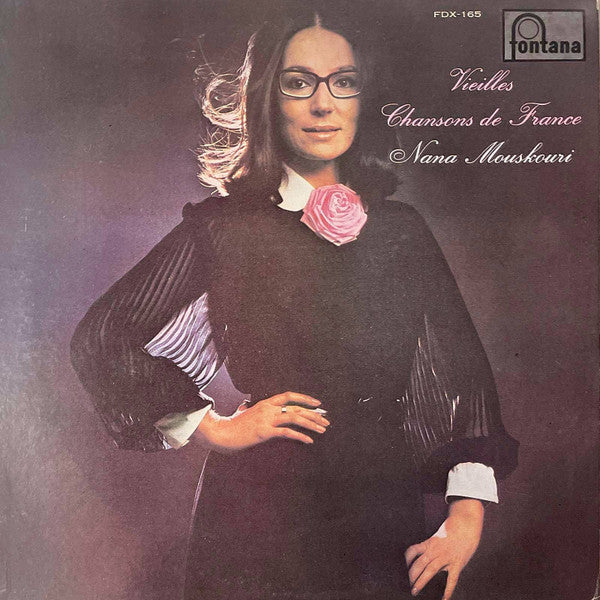 Nana Mouskouri - Vieilles Chansons De France (LP, Album, RE, blu)