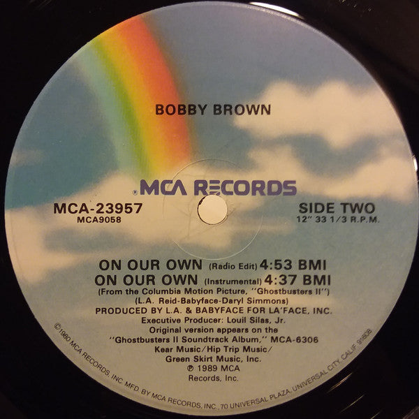 Bobby Brown - On Our Own (12"", Single, Hyb)