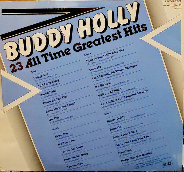 Buddy Holly - 23 All Time Greatest Hits (2xLP, Comp)