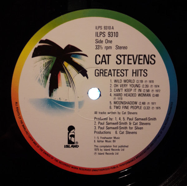 Cat Stevens - Greatest Hits (LP, Comp, Isl)
