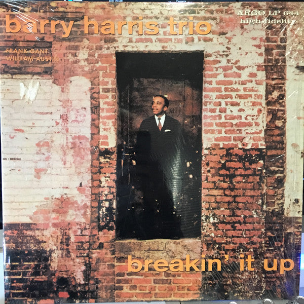 The Barry Harris Trio* - Breakin' It Up (LP, Album)