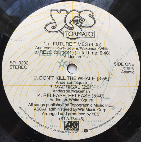Yes - Tormato (LP, Album, Gol)