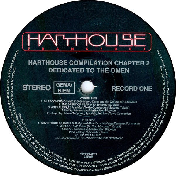 Various - Harthouse Compilation Chapter 2 (Dedicated To The Omen)(2...