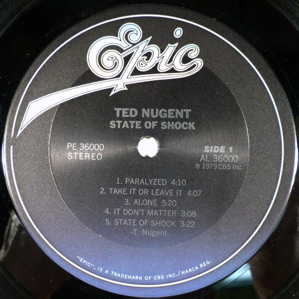 Ted Nugent - State Of Shock (LP, Album, RE, Ter)