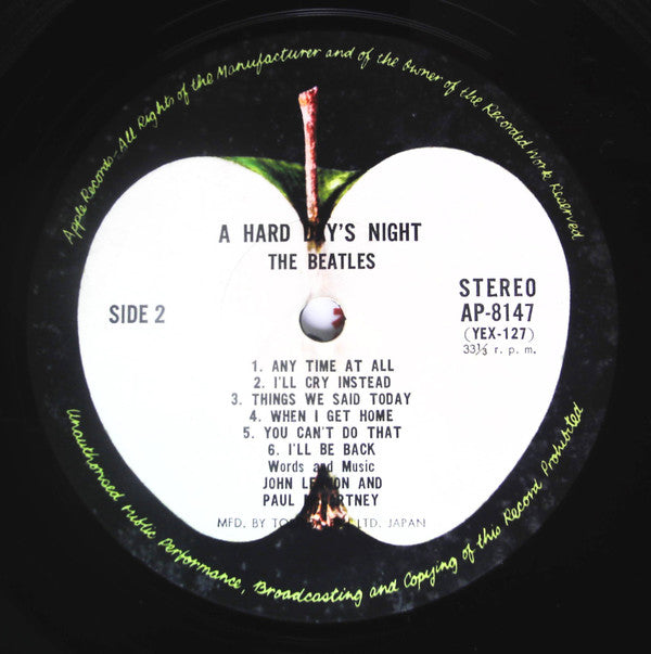 The Beatles - A Hard Day's Night (LP, Album, RE)