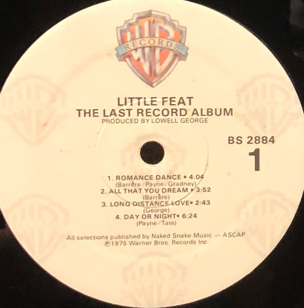 Little Feat - The Last Record Album (LP, Album, RE)