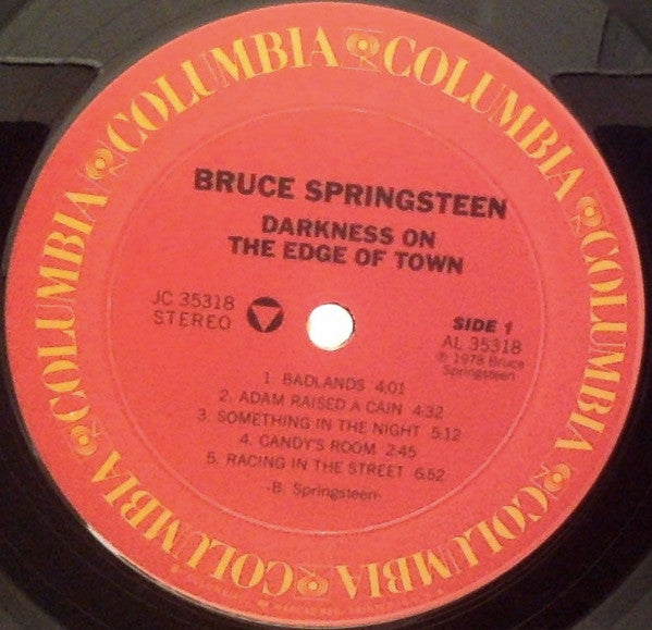 Bruce Springsteen - Darkness On The Edge Of Town (LP, Album, RP, Pit)