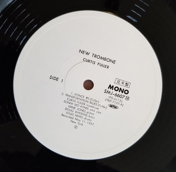 Curtis Fuller - New Trombone (LP, Album, Mono, Promo, RE)