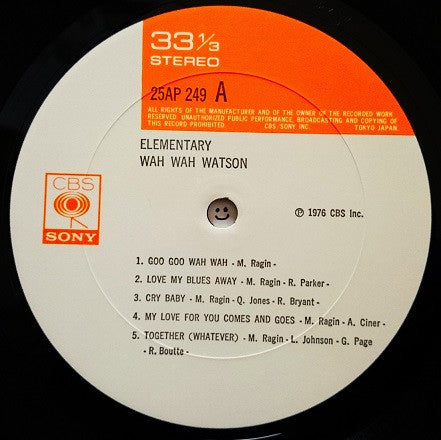 Wah Wah Watson* - Elementary (LP, Album)