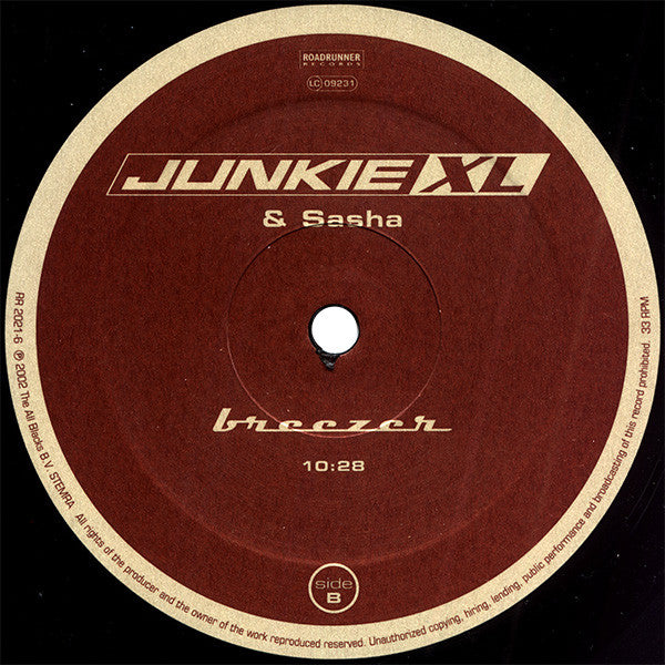 Junkie XL - Beauty Never Fades / Breezer (2x12"")