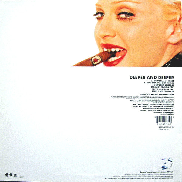 Madonna - Deeper And Deeper (12"")