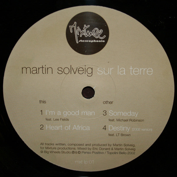 Martin Solveig - Sur La Terre (2xLP, Album)